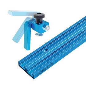 Powertec 843441139508 36 Inch Double-cut Profile Universal T-track With Laser Engraved Center Scale