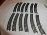 357.5 R Fleischmann Ho Train Vintage Lot Of Steel Snap Track Curves