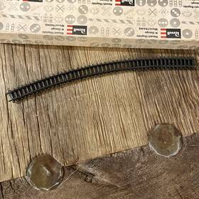 0163 Rapido Box Of 20 N Scale Arnold Curve Tracks 430mm 30 Degree Nos 17 Inch Radius