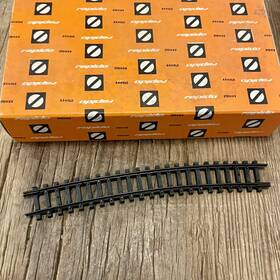 0164 Rapido Box Of 20 N Scale Arnold Curve Tracks 430mm 15 Degree Nos