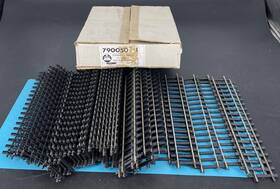 790050-1 Rivarossi O Scale Ahm/rivarossi Straight 2 Rail Track 790050 40 Pcs In The Original Box