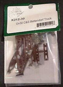 K212-30 San Juan Car Co On3 On30 C&s Bettendorf Truck Plastic Kit