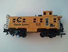 Railc3966 Scale System Train Caboose Nib Bachmann Yellow Rr Ho Chessie