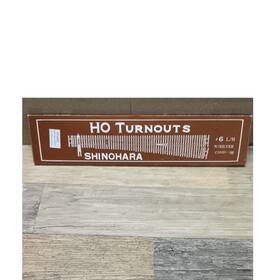Cood-100 Shinohara Ho Scale 1 87 #6 Left Hand Turnout Switch Code 100 Silver