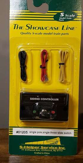 Showcase Model 789985012054 The Line By S-helper #01205 Single Pole Throw Slide Switch Nisp