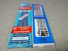 Sle-87-86 Peco Ho Electrofrog Large Curved Switches Lot Of