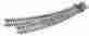 St-244 Peco Ho Code 100 Right Hand Curved Turnout Switch Track