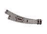St-44 Peco Scale Curved Turnout Right Hand