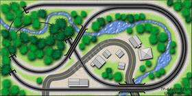 Tgauge-tp4 T-gauge 1 450 Scale Track Plan 4 Folded Eight Plus Layout
