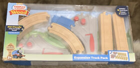 Fkf55 Thomas And Friends Wood Railway Expansion Track Pack 20 Pieces With Ramps Adaptors