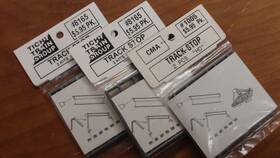 8165 Tichy Train Group Three Packets Of Ho Track Stop Bumpers 2 Per Packet By