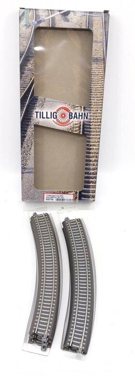 83770 Tillig Hom Scale Grey R31 Curved Track Pack Of 6 Ex/box