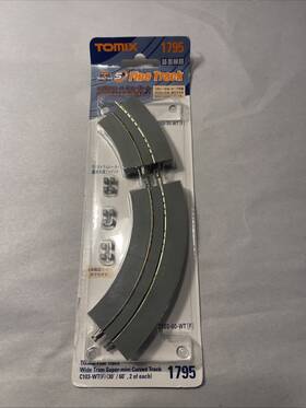 C103 Tomix 1795 Wide Tram Super Mini Curved Track 2 Pcs N Scale New