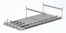 Tomix 543736910176 91017 Fine Track Railyard Train Depot Extension Rail Set N-scale 9mm Gauge