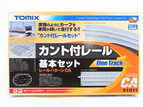 Tomix 91011 N Scale Fine Track Wide Canted Basic Set Layout Ca