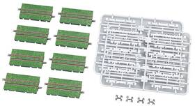 S70-wp Tomytec 17899 N Green Grass-embedded Street Track G Pack Of 8