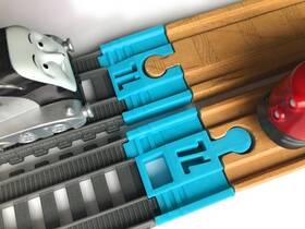 Trainlab 670221356523 Track Adapters Compatible With Trackmaster 2014 To Wooden Railway Train Tr