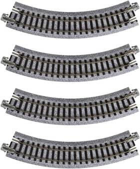 20-174 Trains Usa Model Train Products Unitrack Compact Tracks 4-piece 150mm/ 6 Inch Radius/45