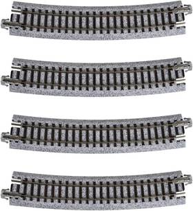 Trains 313052043094 Usa Model Train Products Unitrack 481mm 19 Inch Radius 15-degree Curve Track 4-p