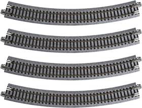 Trains 445038394395 Usa Model Train Products Unitrack 381mm 15 Inch Radius 30-degree Curve Track 4-p