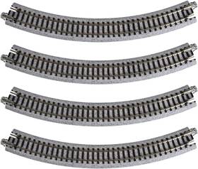 Trains 445039264260 Usa Model Train Products Unitrack 249mm 9 3/4 Inch Radius 45-degree Curve Track