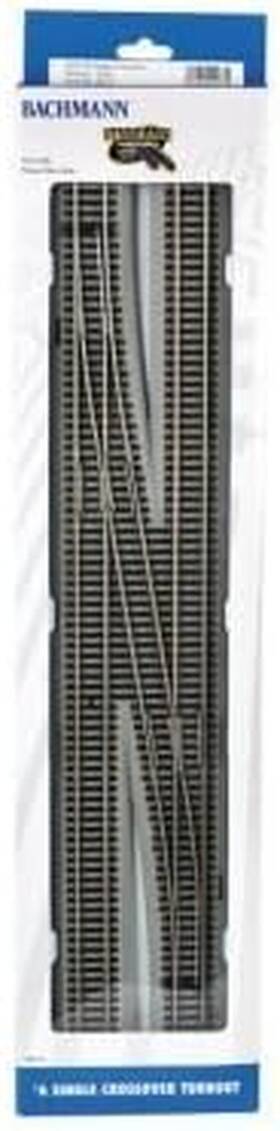 Trains 711181574654 L/h Remote Crossover Switch Nickel Silver Track #6 1/cd Ho