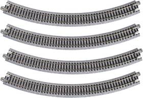 Trains 726084280236 Usa Model Train Products Unitrack 315mm 12 3/8 Inch Radius 45-degree Curve Track
