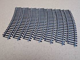 R604 Tri-ang Hornby 7 X Curve 1st Radius 371 Mm Arc 22.5