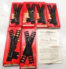 R292 Tri-ang R290 R291 And Series 3 Lh Rh Points Diamond Crossing Track