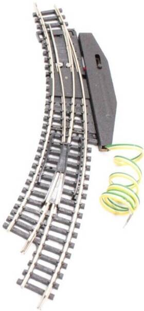 4967 Trix N Scale Remote Switch Curved Right Hand R1 R2 Track