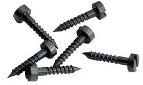 66548 Trix N Black Slotted Track Screws Pack Of 150