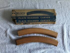 1316 Tru-scale 1315 Vintage Ho Plain Roadbed 16 Inch Radius Complete Circle #1316 Box Of 8 Nos