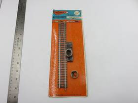 1744-s-75 Tru-scale Ho Tru-track Terminal Straight Track Silver Train