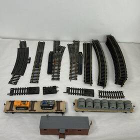 25671-15665 Tyco Ho Train Tracks Lot Snap Turnout Switch Rerailer Curve Plasticville Tractor