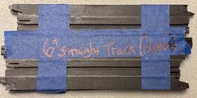 Tyco 752-17/01 Lot Of 2-tyco 152mm 6inch Straight Track Section Ho Gauge Mpn