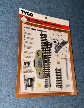 Tyco 951 600 Ho Matic Remote Control Switch Rh With Lighted Controller Brass /