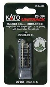 Kat20064 Unitrack Kato 20-064 N Illumin Bumper Trk C Train Track