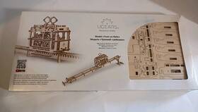 Urail 820184120198 Ugears Model Tram On Rails - 154 Pieces Series 70 Scale 1 32 Train Tracks New