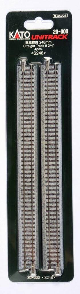 Usa 313046446443 20-000 N Unitrack 248mm 9 3/4 Straight Track 4pcs
