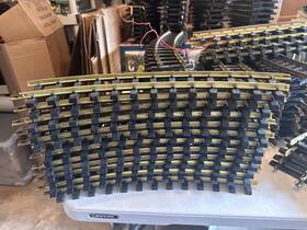 R81500 Usa Trains 81500 5ft Ft Diameter Curve 12 Pcs Unboxed Only Indoor Used Ln