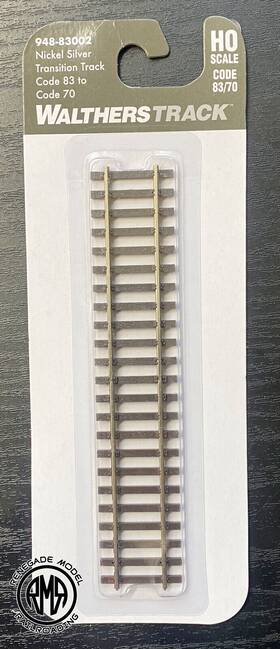 948-83002 Walthers 83002 Ho Scale Nickel Silver Transition Track Code 83 To 70