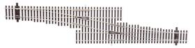 948-83074 Walthers Ho Code 83 Nickel Silver No. 5 Single Crossover Rh Turnout