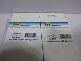 948-8805 Walthers 948-8805/8806 T-ho Code 83 Nickel Silver Dcc Friendly #8 Switch Left And Right Hand