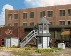 933-2945 Walthers Cornerstone Walthers-elevated Crossing Tower Pkg 2 Kit - 1-1/4 X 3 Inch 3.2