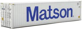 949-8263 Walthers Scenemaster Ho Scale Model Of Matson Gray Blue 40ft Hi Cube Corrugated Side