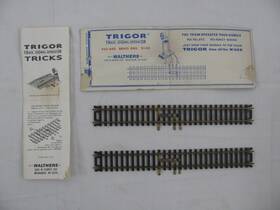 U691b Walthers Trigor Ho Scale 9 Inch Brass Rail Straight Track Signal Operator X2 New