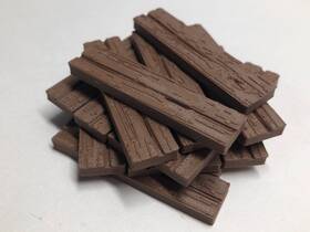 O27-tiebrn Whitmores Trains Detailed O27 Model Railroad Ties For Lionel Marx And Ives Tubular Track