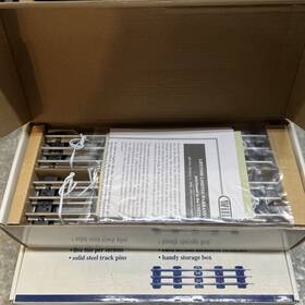 00212 Williams New O-gauge Scale Model Train Track Pack 8 Pcs Of 0-31 Straight 10 Inch