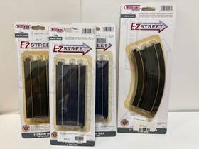 00266-00261 Williams By Bachmann Ez Street Track 00266 Straights 3 Packs 00261 Curves 1 Pack