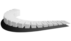 St1413 Woodland Scenics Model Railroad Incline Starters Sub Terrain 4% Grade 4-24inch Pcs